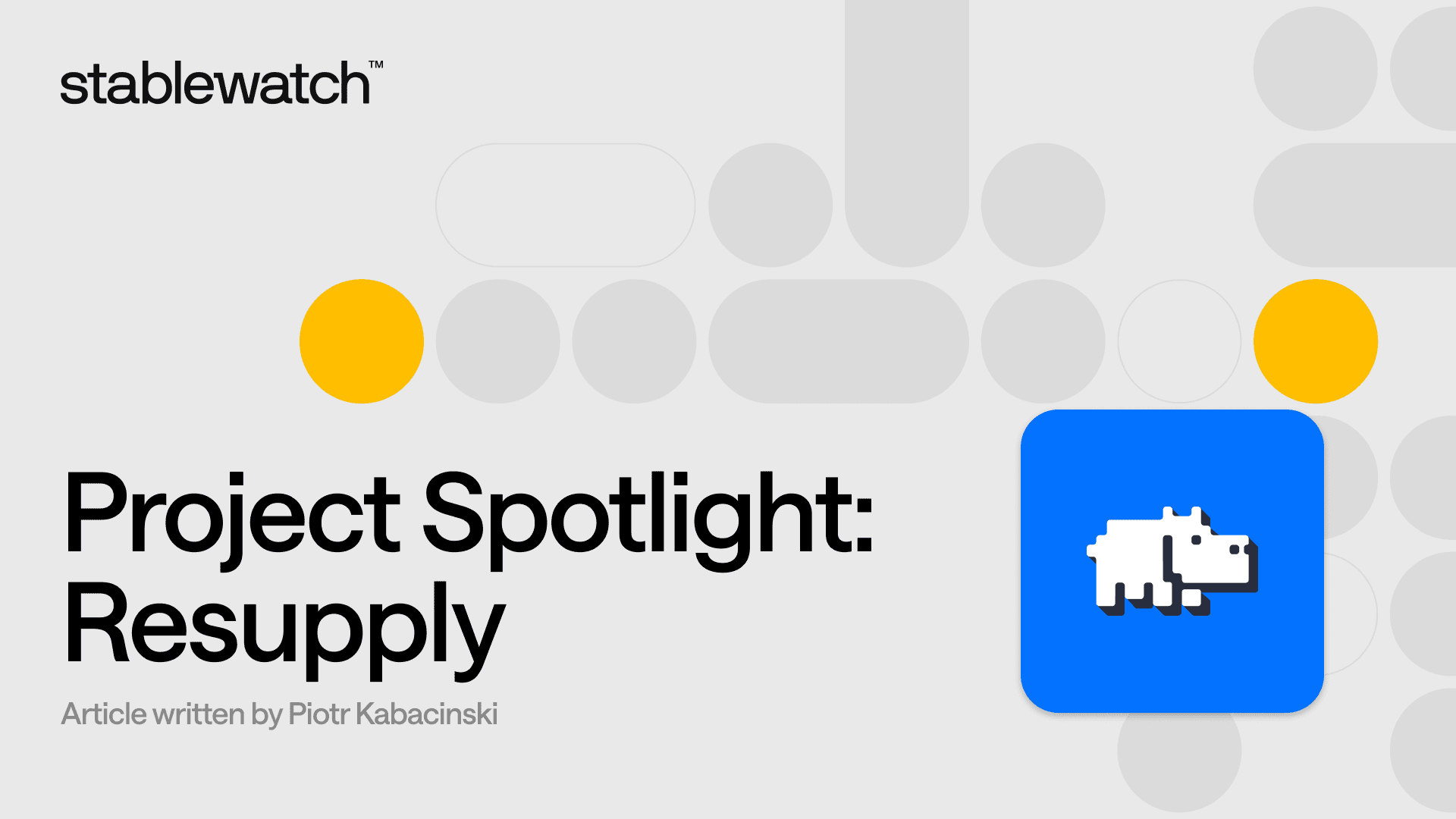 Project Spotlight: Resupply